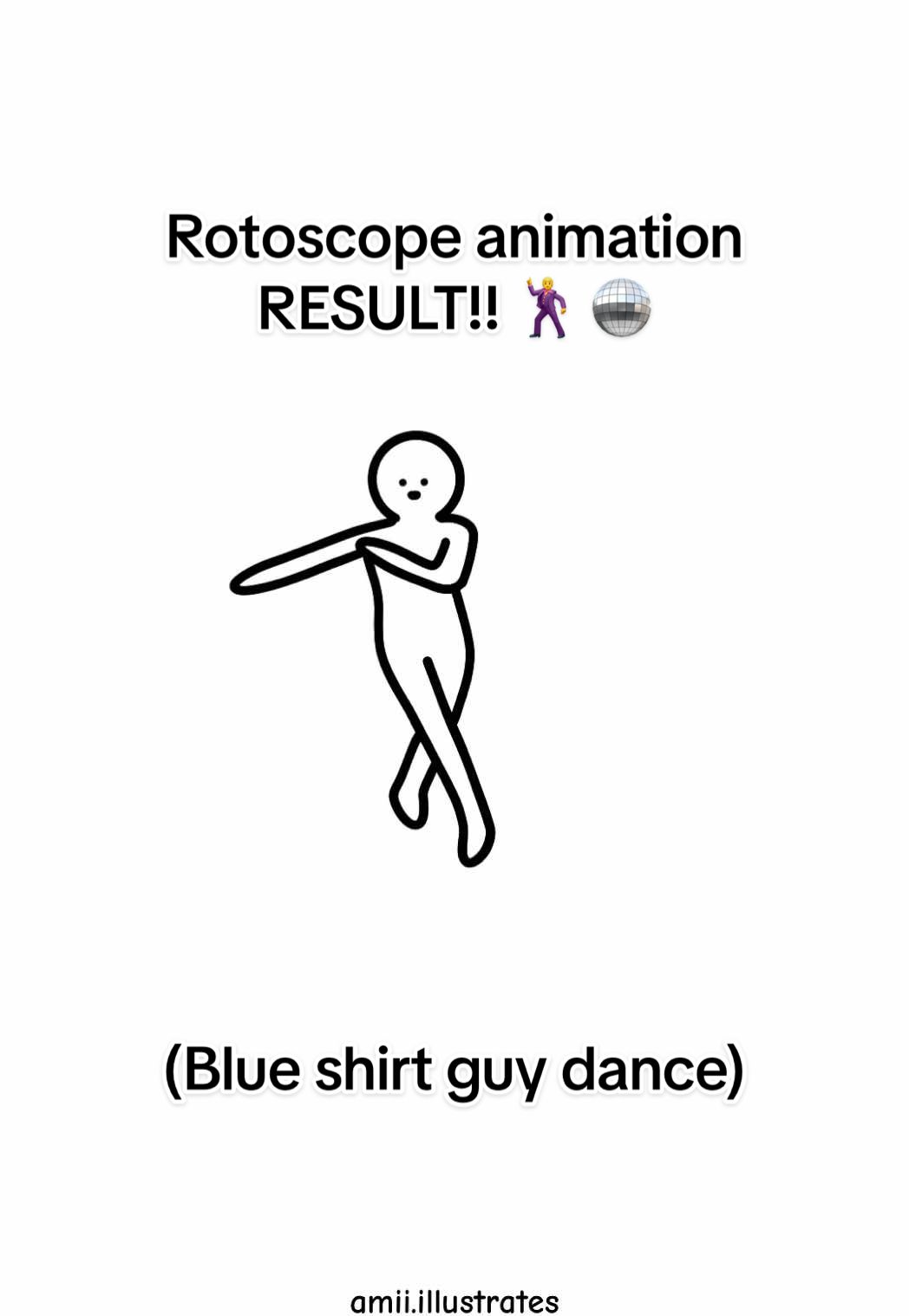 LETS GOOO LIL GUY 🕺🪩 390 frame rotoscope animation of @Jordan Maguire blue shirt guy dance 🕺 #blueshirtguy #rotoscopeanimation #rotoscope #animation #dance #trending #viral #trendingdance #blueshirtguydancing #cartoon #animator #lol #artistsoftiktok #ballroom #ballroomdance 