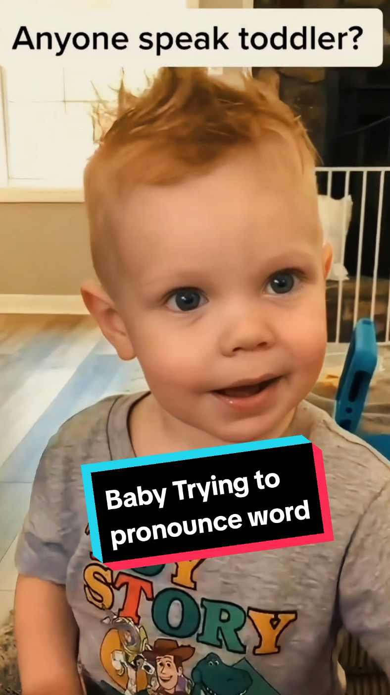 Baby Trying to pronounce words || Hilarious Pronouncing || Toddlers Tongue Twister  #babytryingtopronuncewords #wrongpronunciation #hiliriouspronuncing #tonguetwister #funnypronunciation #funnyvideos #babyfunnyvideo #firstword #hillirious #babycute #babiesoftiktok #trendingvideos #views #funny #foryoupagе #goviral #cutebaby #momtok #fyp #fypppppppppppppp #fyppp #foryoupage❤️❤️ 