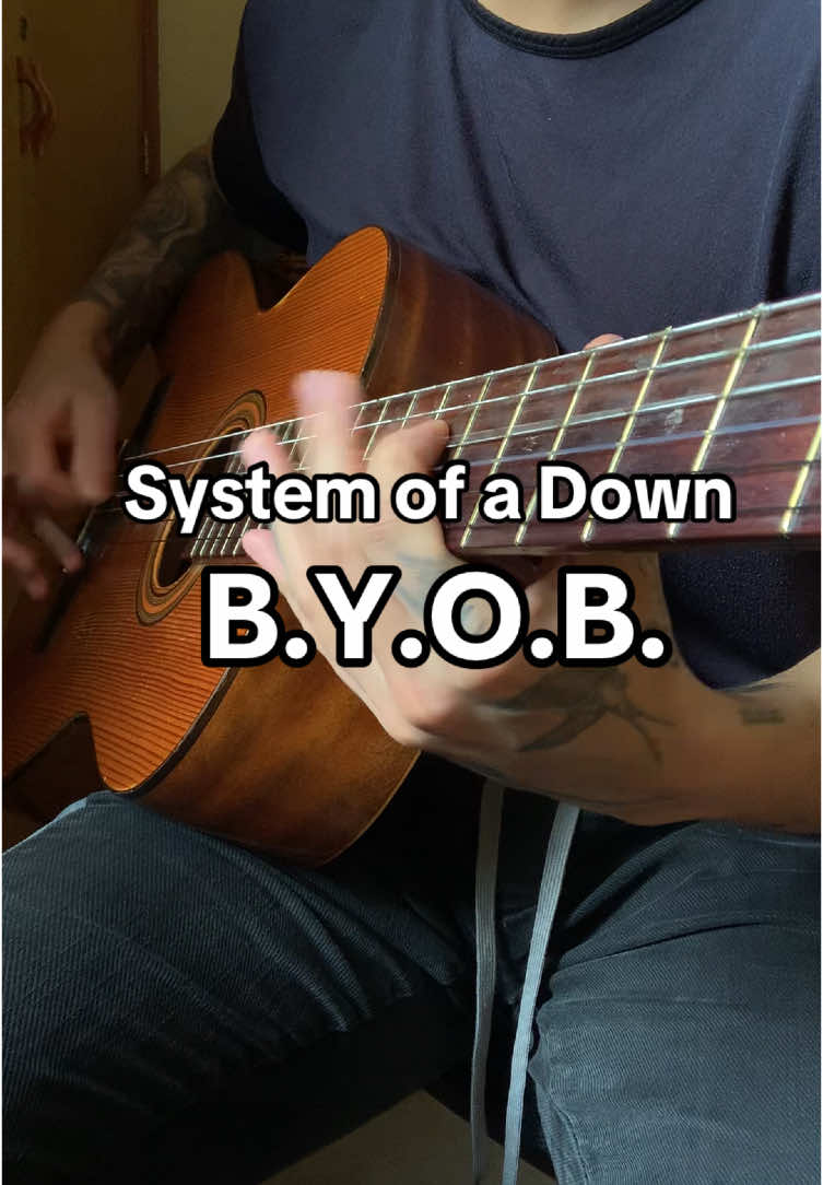 System of a Down - B.YO.B @systemofadown #systemofadown #byob #metal #guitar #acousticguitar 