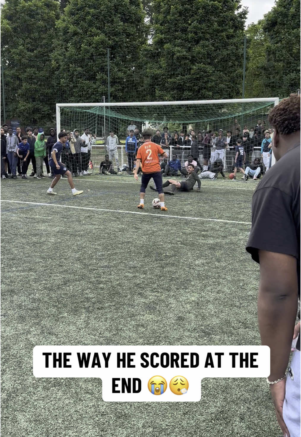 Goalie was never seen again 😮‍💨😭 (artzeerrrrrrr10/IG) #Soccer #goalie #gottem 