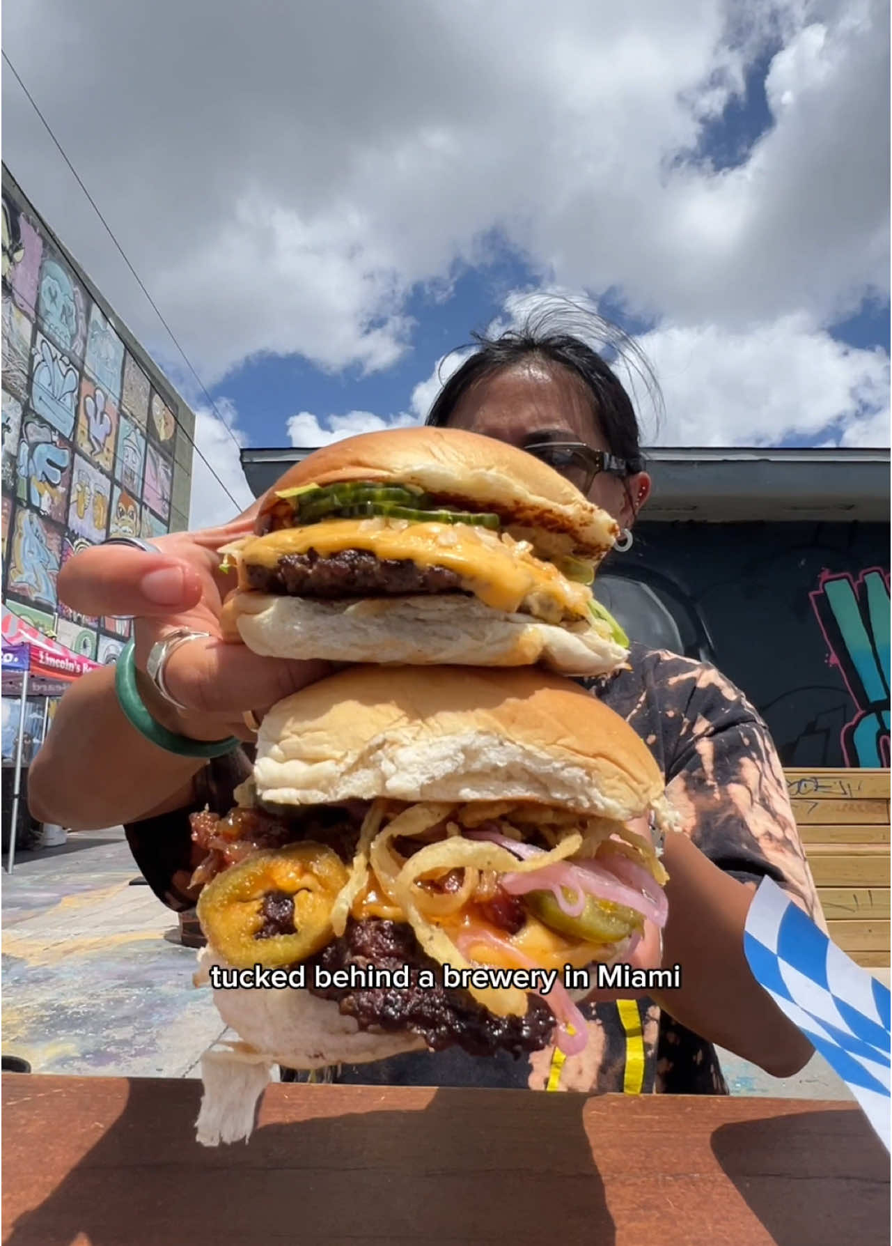 Food in Miami: Lalas Burgers has a simple menu with 3 burgers, fries, and a cookie. Each item has been thought out and is so delicious.  Sunnies: @Johann Wolff  #Foodie #southflorida #floridablogger #miami #smashburgers #miamifood #miamifoodie