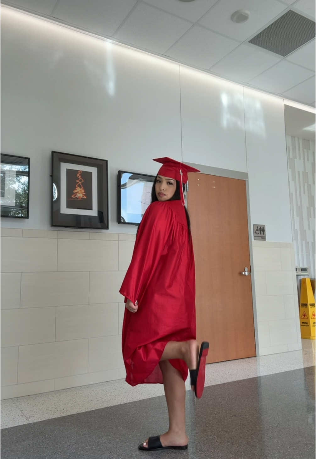 got red bottoms on 😏😏 life is gooodddd #foryo #redbottom #graduate 