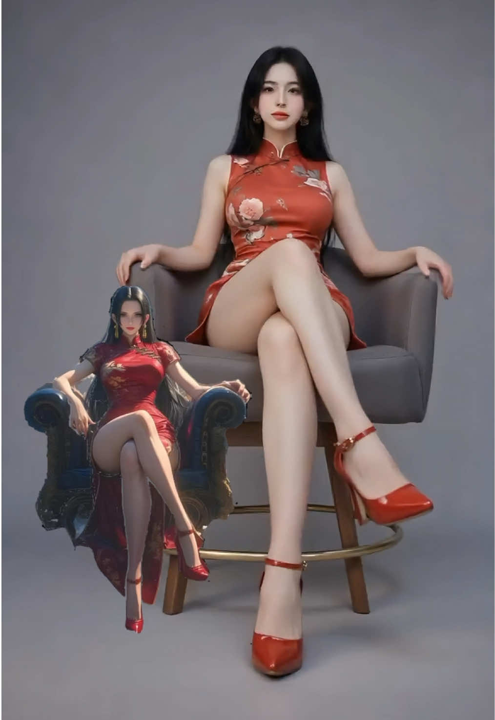 Modern-Day Hancock Vibes 👗👠👢#onepiece #hancock #cosplaygirl