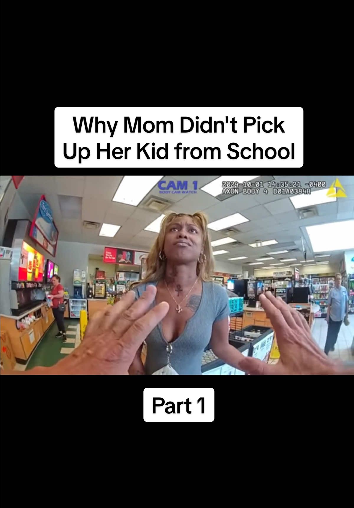 Why Mom Didn't Pick Up Her Kid from School - Part 1 #cops #police #policeofficer #viralvideo #viraltiktok #trending #bodycam 