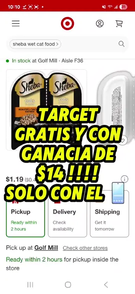 🔥🏃‍♀️🚨 oferton gratis y con ganacia en Target solo usando el telefono  #cupones #cuponesdigitales 