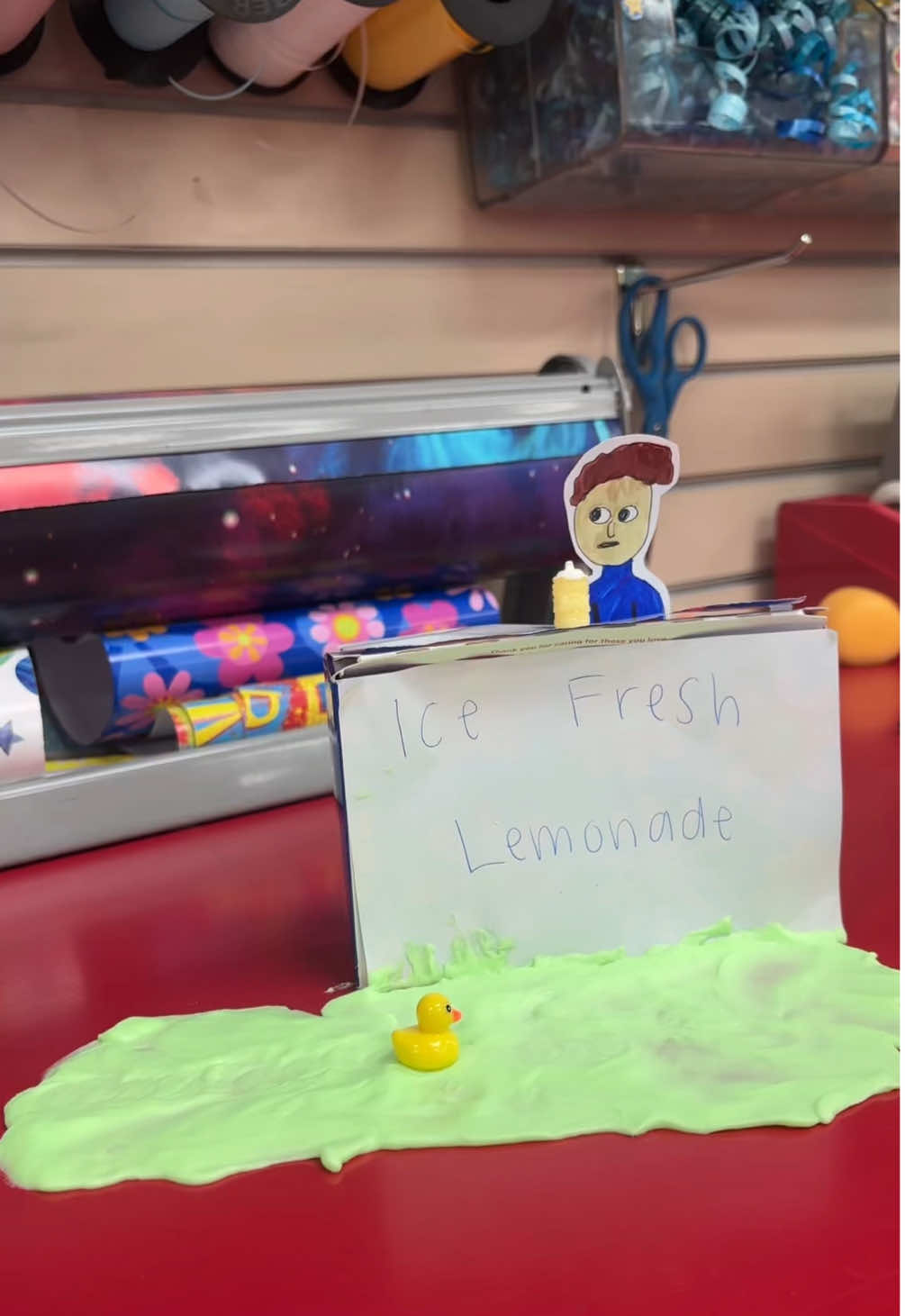 The Duck Song... slime edition! #slime #duck #theducksong #lemonade #grapes #toystore #toys #SmallBusiness #morristownnj #learningexpress #shoplocal #shopping #learningexpresstoys 