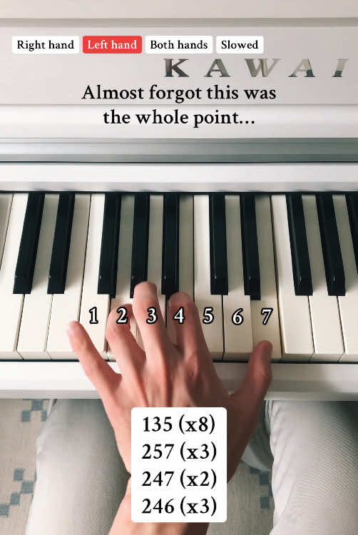 Almost forgot this is the point #takemyhand #pianotok #musiciansoftiktok #pianotutorial #piano #tutorial 
