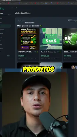 6 produtos da vitrine da cakto que vendem sozinho! #marketingdigital #caiomartins #podcasts #cakto 