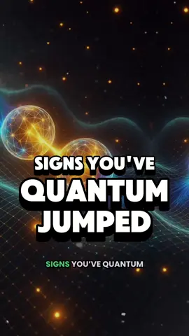 Signs you’ve quantum jumped and why it’s not just your imagination.🌀 The reality shift is subtle, until you notice it. Comment your weirdest shift👇#quantumjump #quantumreality #signsyoujumped #multiverse #timelineshift #parallelreality #quantumphysics #consciousnesshack #spiritualawakening #energyshift #youareenergy #creatorsearchinsights 