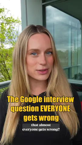 Would you be part of the 1% who could get this Google interview question right?! How would you have broken down this problem?⛳️ #Tech #technology #stem 