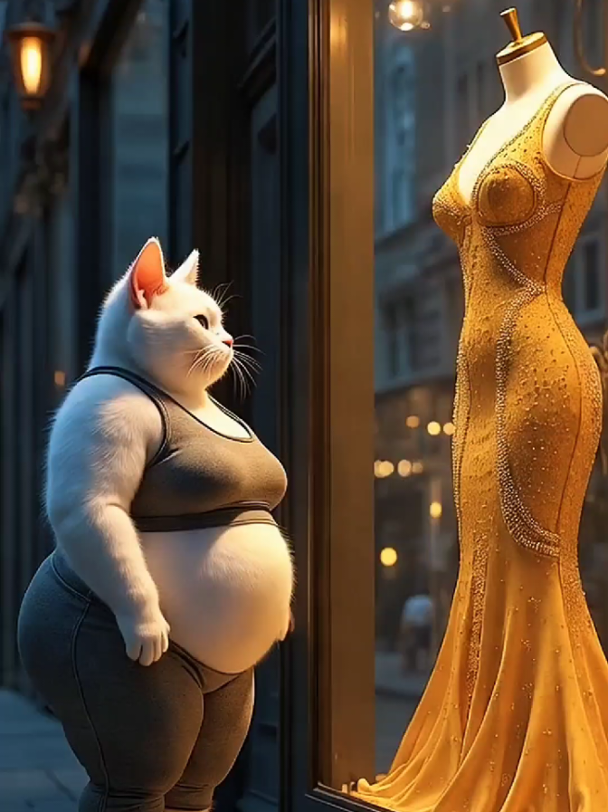 Esta gatita sorprendió a todos 😲 #cattiktok #ai #kitten #catstories #weightloss #meowflix 