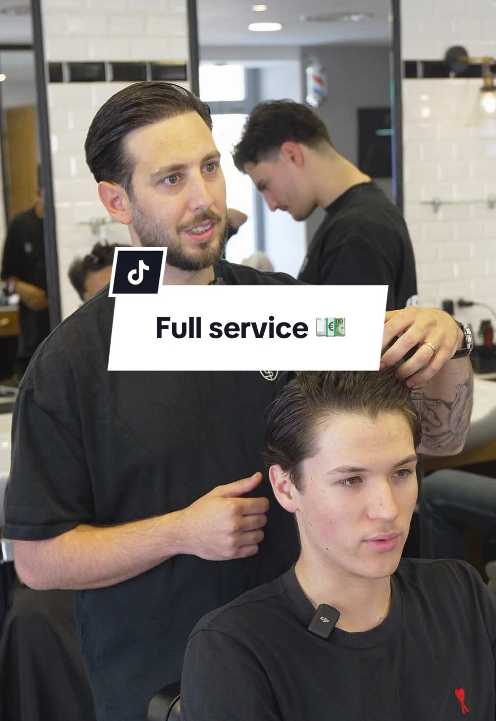 Sa copine lui a dit : Tu fais une coupe old money… ou c’est fini  #barber #hair #taper #oldmoney 