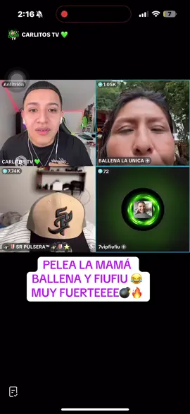 FUERTE DISCUSION DE LA MAMÁ BALLENA Y FIU FIU SE DICEN DE TODOOOOO 😂👊✊#polemico #pelea #fiufiu #mamaballena🐋 #moca #viral 