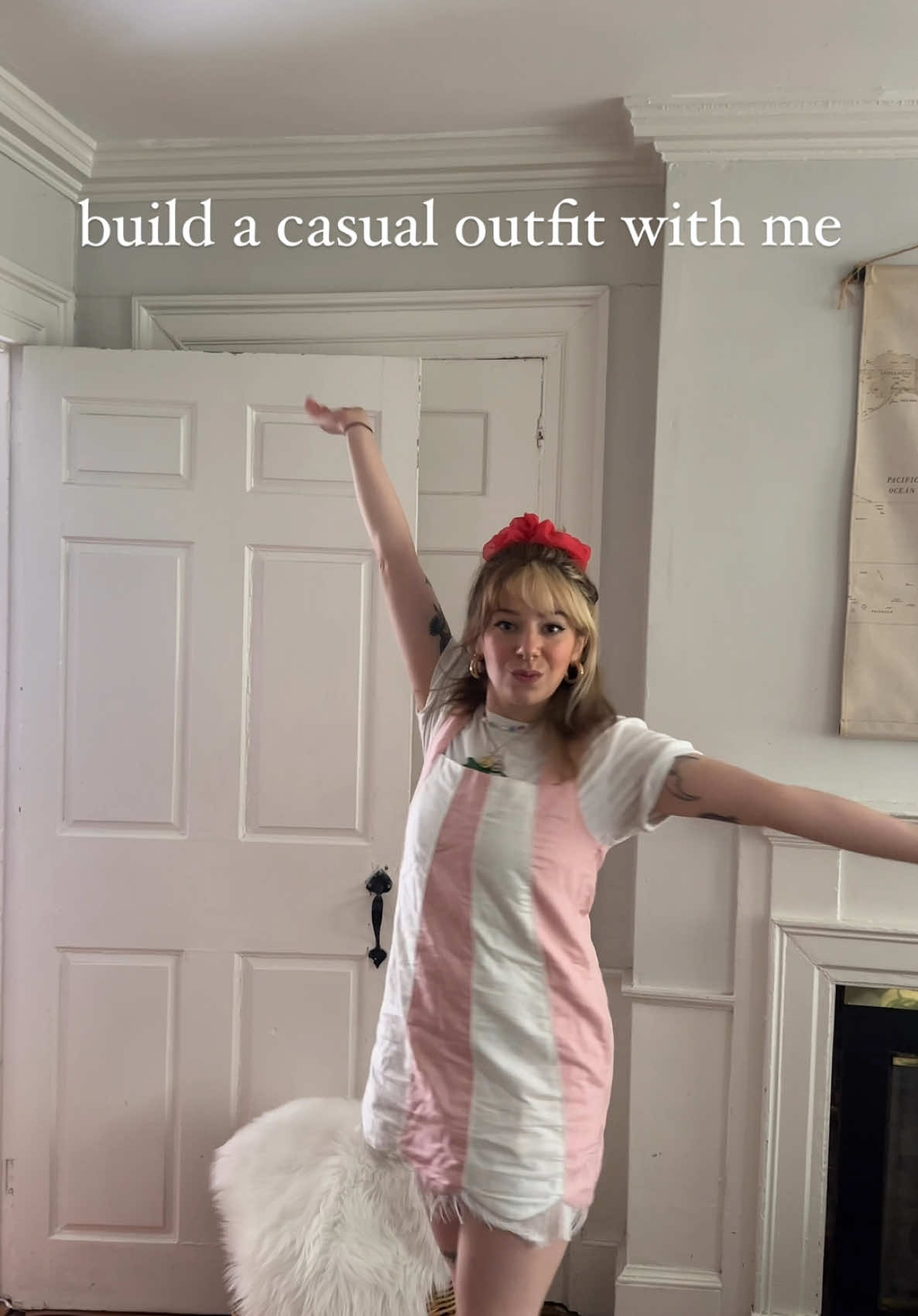 This @Rachel Antonoff dress is my version of casual 😂 Rented it from @nuuly and now I never want to give it back. #grwm #OOTD #fashionreels #rentalfashion #whatiwore