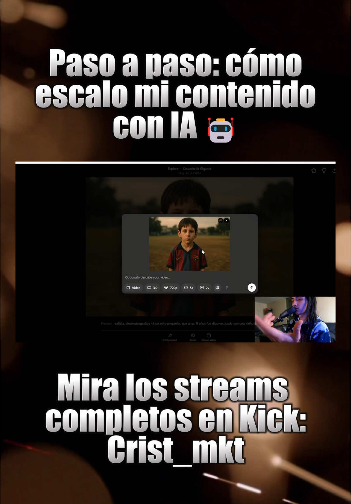 Documentando en Kick mi proceso de monetización en YouTube 🫡💸🙌 #inteligenciaartificial #ia #soraia #kickperu #youtubeautomatizado #monetizandoyoutube #modelodenegocio #kickstreamer #kickstreaming 