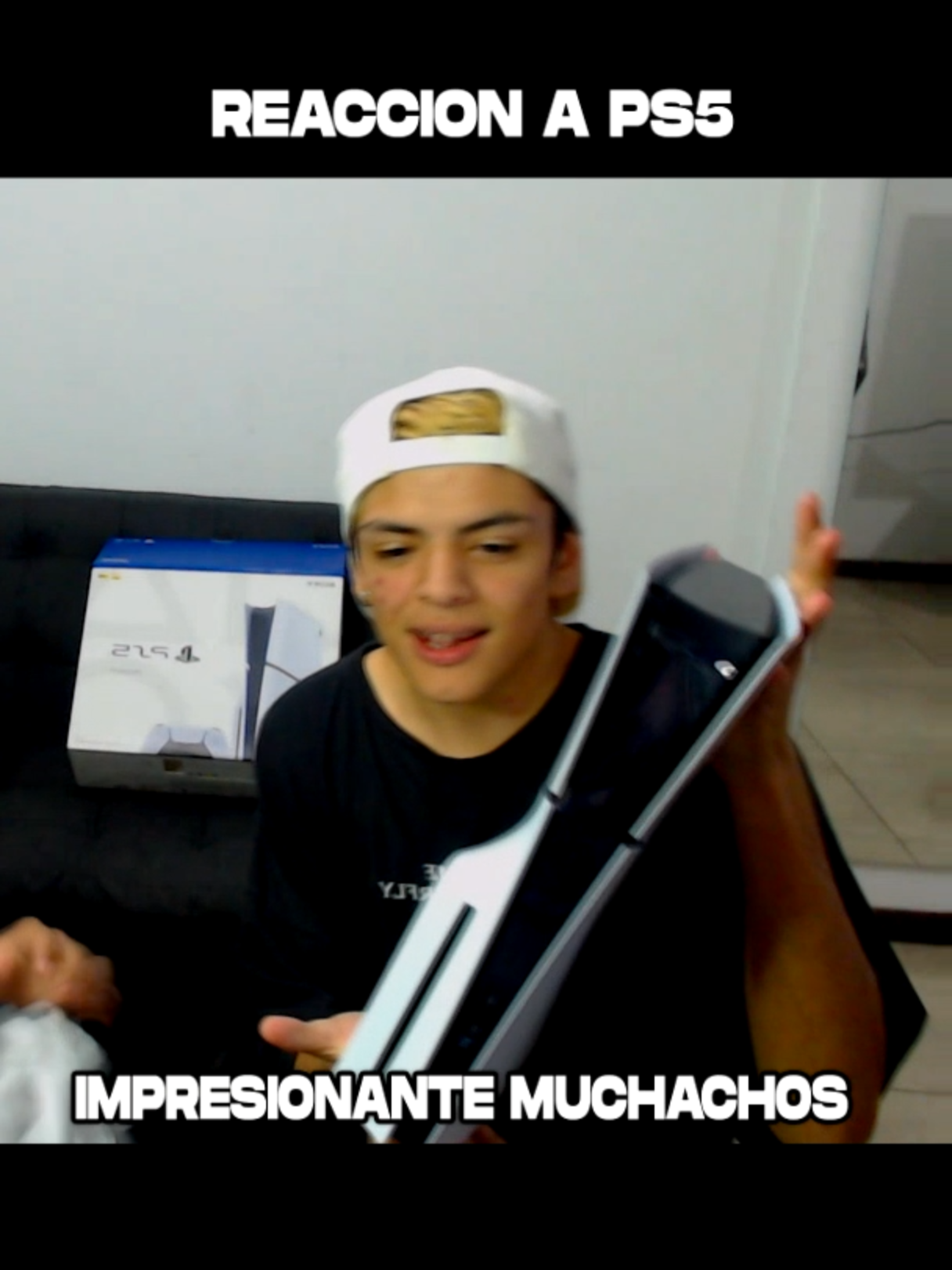 REACCION A LA PS5!! 😮😎 El video completo esta en Youtube!! Vayan a verlo! 🍿 #ps5 #reaccion #ps5reaccion #parati #paratii #fyp #clip