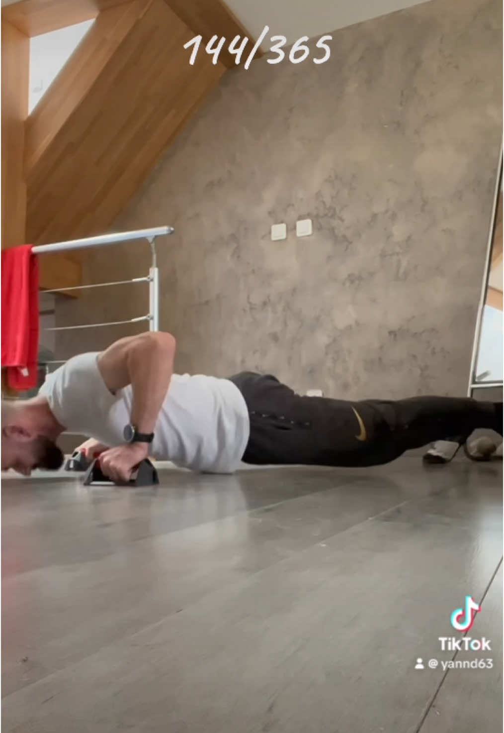 🔥challenge pushup🔥 Jour 144/365✅ Rattrapage à faire 7500 Sans auto discipline, le succès est impossible, point  #discipline #challenge #sportif #proverbe #nevergiveup #fit #nopainnogain #pushup @Tibo InShape 