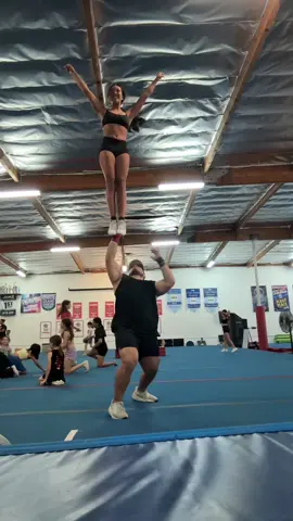 first time stunting in 8yrz #cheertok #fyp #cheerstunt #stunting #retiredcheerleader 