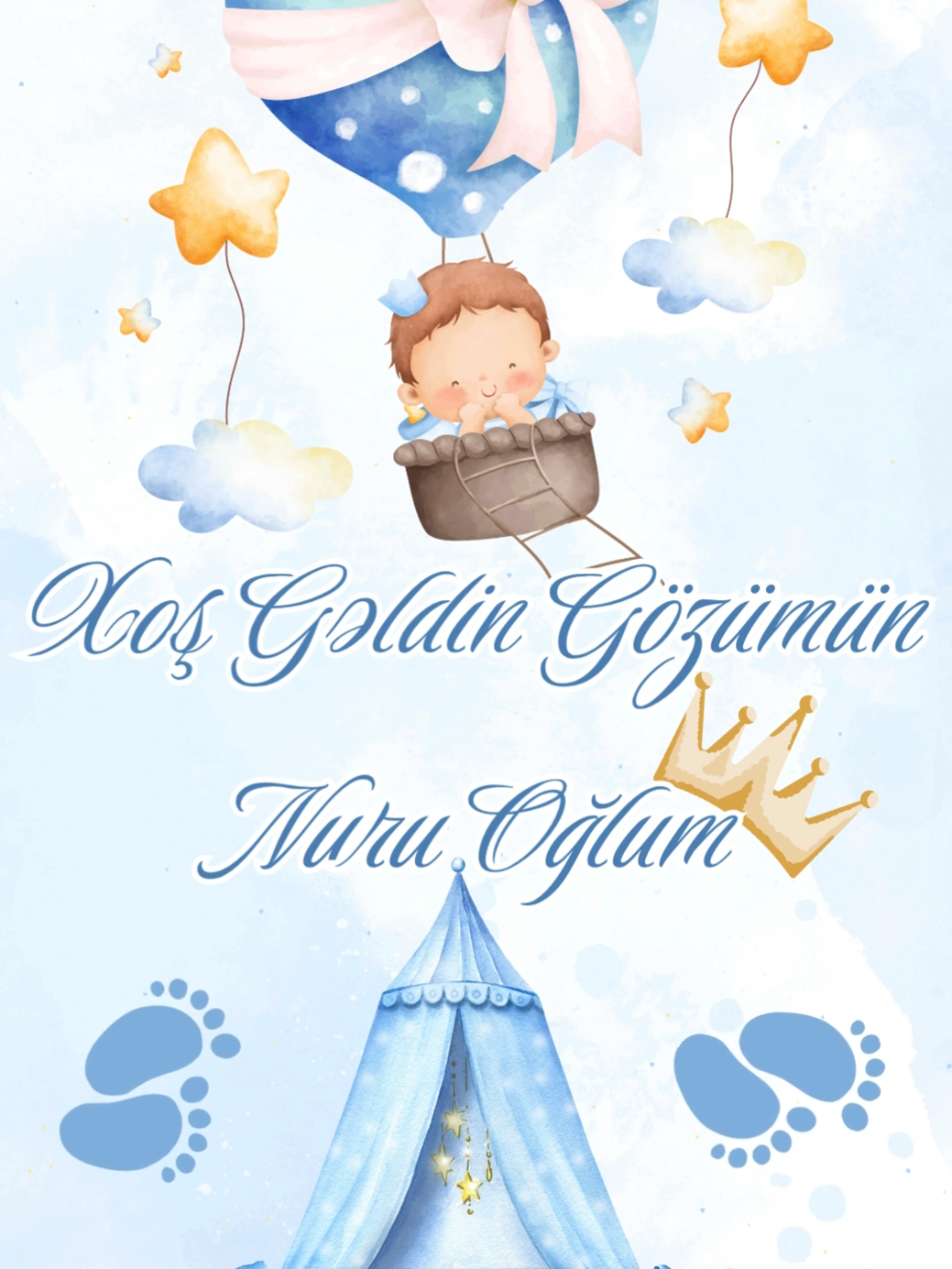 #xoşgəldinhəyatımıza #onlayndəvətnamə #videodəvətnamə #xoşgəldinoğlum #oğlum #xoşgəldinoğlum💙 