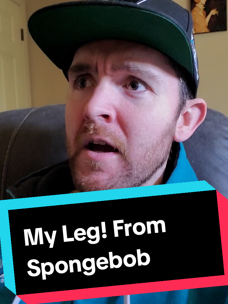 the my leg fish from spongebob #spongebob #spongebobsquarepants #myleg #bikinibottom 