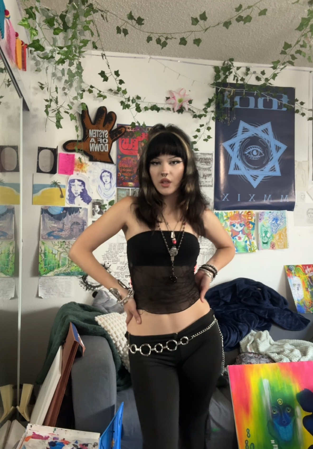 fit for today :3  . #alt #goth #gothic #OOTD #fit #outfit #fyp 