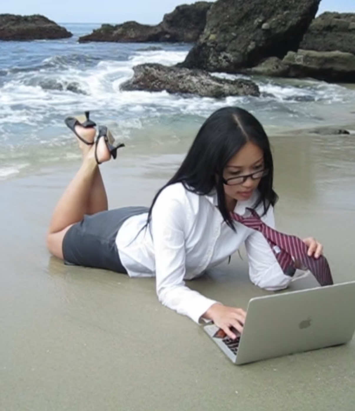 Office Siren. @Julia Quang in our Julia & Deus Ex Machina frames. Shop now <3 