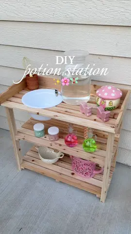 Links in bio ✨🧚🏻‍♀️🌸 #potionstation #DIY #mudkitchen #girly #mom