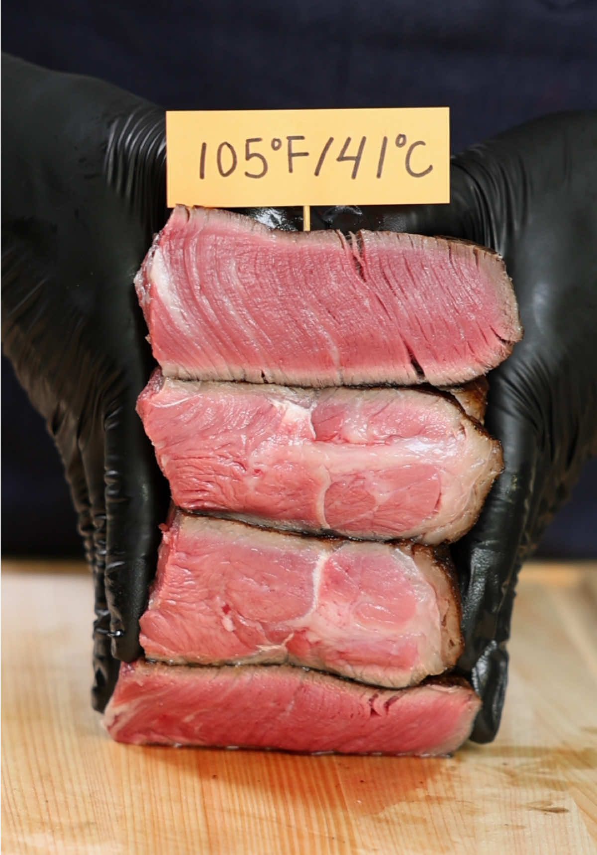 Replying to @unknown_footballer4 Raw or Perfect? 🔥 S7 Ep5 – Cold Rare Porterhouse | 11 Levels of Doneness Showdown: 95°F–215°F   #porterhouse #tbone #steaklover #rare #steak #steaktiktok