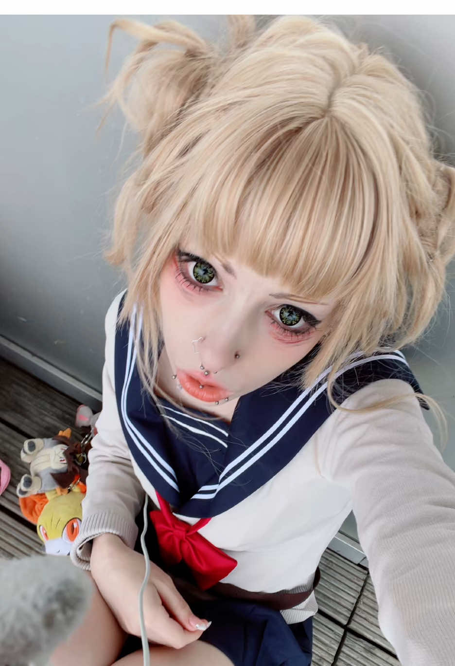 >:( #mcmcomiccon #cosplay #himikotoga #himikotogacosplay #myheroacademiacosplay 
