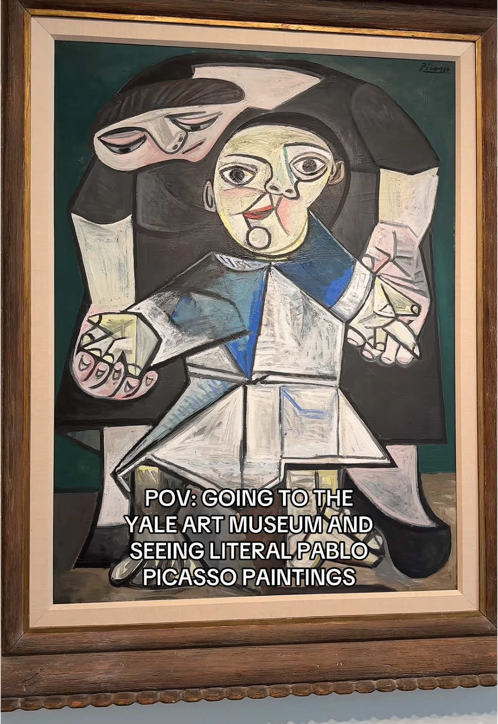 I like it, PICASSO🎨 #yale #yaleuniversity #yaleartmuseum #pablopicasso #picasso 
