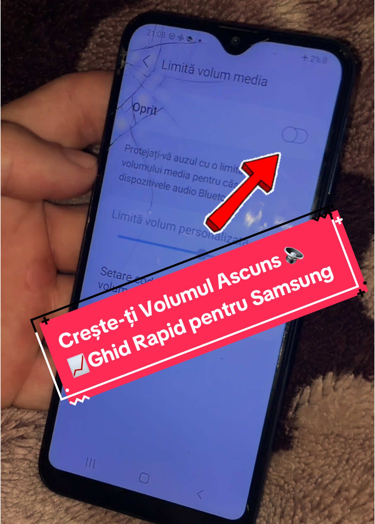 🚀 Sunet Puternic pe Samsung? Uite TRUCUL SECRET! 🎧 #samsung #difuzor #sunet #tutorial #speaker