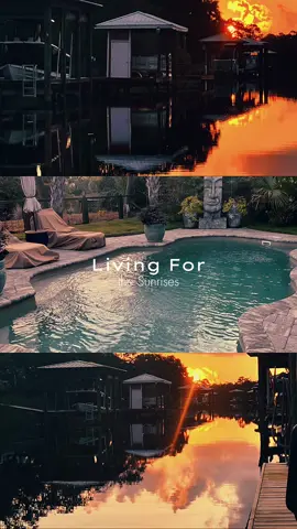 Living for the Sunrises 🌞  #sunset #sand #shore #ocean #coastline #sunshine #poolside #sunny #ReelTrends #orangebeach #onoisland 