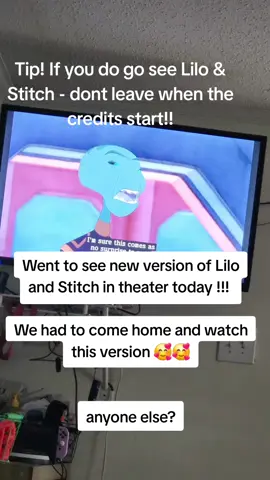 Movie dayyy! Have you seen the new version yet? dont leave when the credits start !!!!  #liloandstitch  #movies 