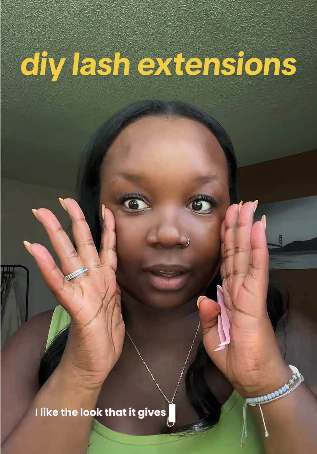 DIY lash extensions ✨ #lashestutorial #lashextensions #diylashextensions #athomelashextensions #lashtutorial 