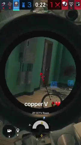 Copper V btw 🥀🥀💔💔💔#r6 #siege #siegeclips #ps5  #copperv