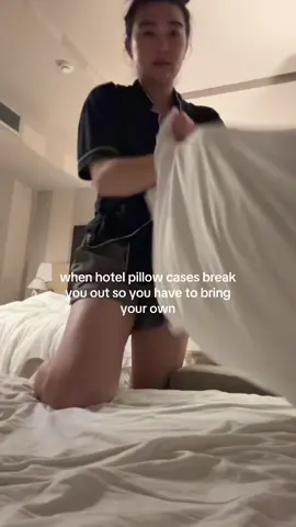 i saw too many videos on hotel hygiene. and it’s not hygienic. ):  i am always scared of breaking my out on trips, and it has happened multiple times! i brought my own face towels and pillowcases for this. anyone else just as extra as me?   #travel #hotel 