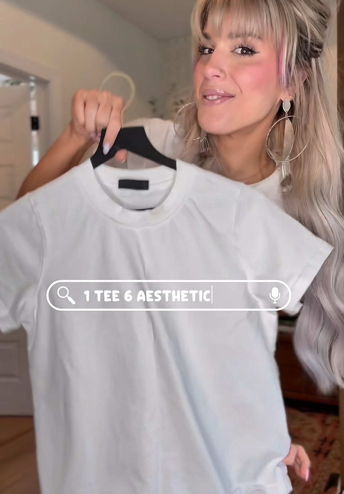 1 White Tee ALL the options 😽