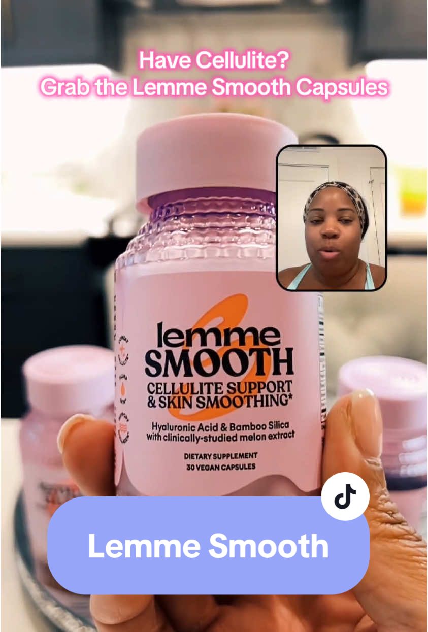 Lemme Smooth Capsules are on sale for a limited time! #lemme #lemmesmooth #cellulite #cellulitesupplement #cellulitesupport 