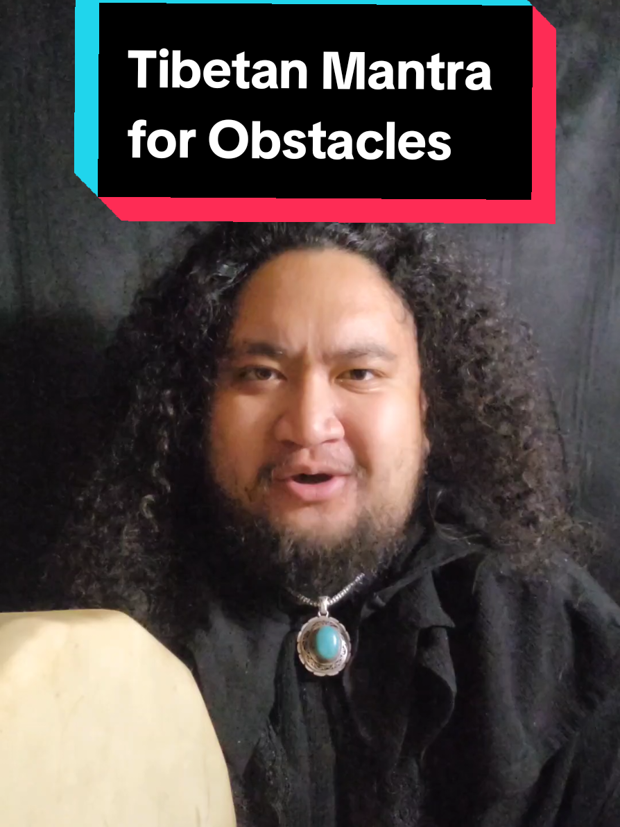 Throat Singing this Tibetan mantra for obliterating obstacles. 