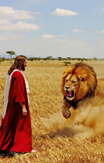 Even the Wild Life Respects Jesus 🦁🙌🙏