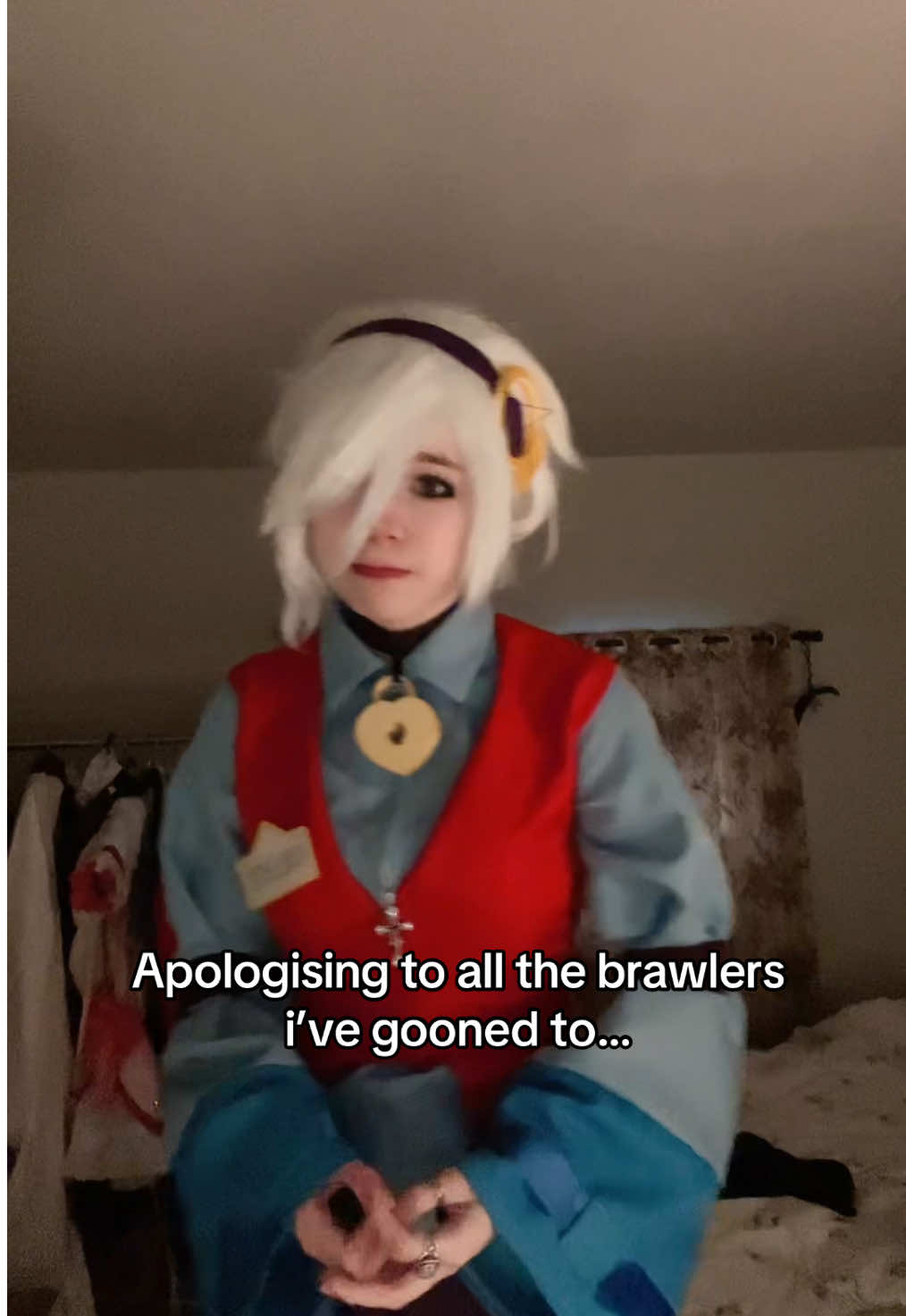It was on accident i swear #colette #colettebs #colettebrawlstars #brawlstarscosplay #bscosplay #brawlstars #foryou #zenni #zennilis #cosplay#colettecosplay #fyp 