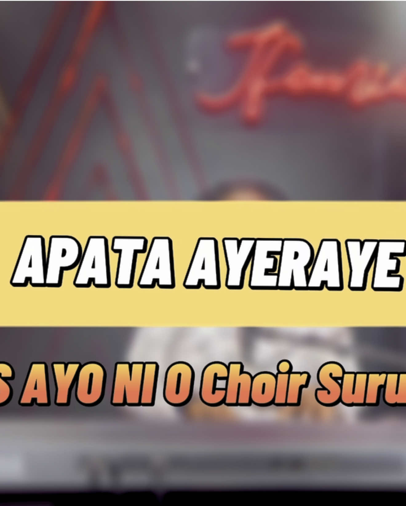 APATA AYERAYE (C&S AYO NI O Choir Surulere)  This song came to mind and I decided to record it. It brings so much Nostalgic memories.  This is one of the many albums we listened to in my house growing up daily. Songs like this and many more inspired me and deposited something huge in me. GOD was preparing a vessel 🙏🏽 Shout out to mummy @queenayobalogun and many more generals in the choir who blessed us with this album and many more under C&S AYO NI O Surulere Choir. #princessifemide #princessifemidehymn #cherubimandseraphimworldwide #ayoni 