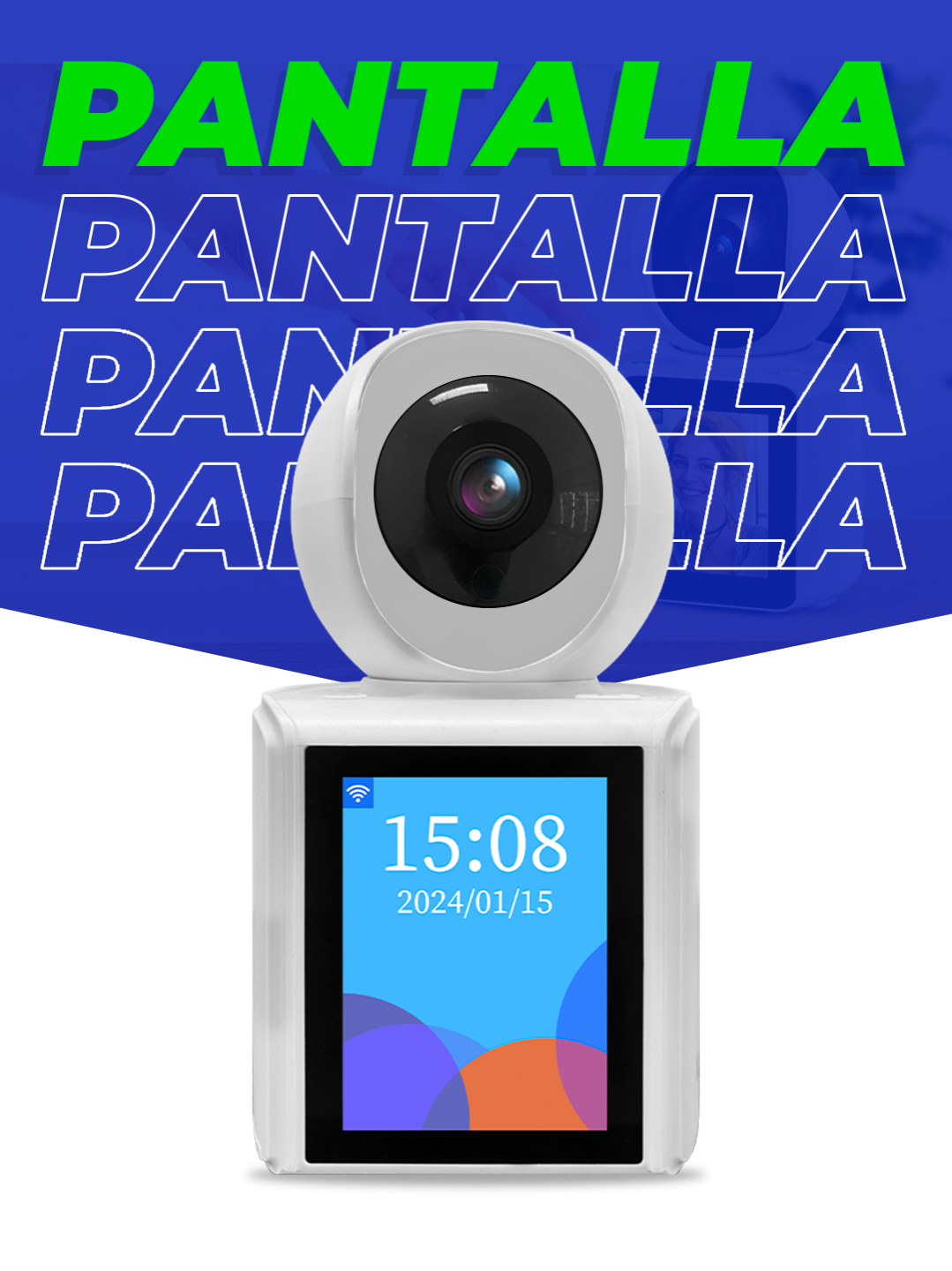 Mantén seguros a tus hijos. Comunicándote al Whatsapp 💚💙917117300📲 #camaraip #camarasdeseguridad #buypal #camaradeseguridad #camarapantalla #videollamadas