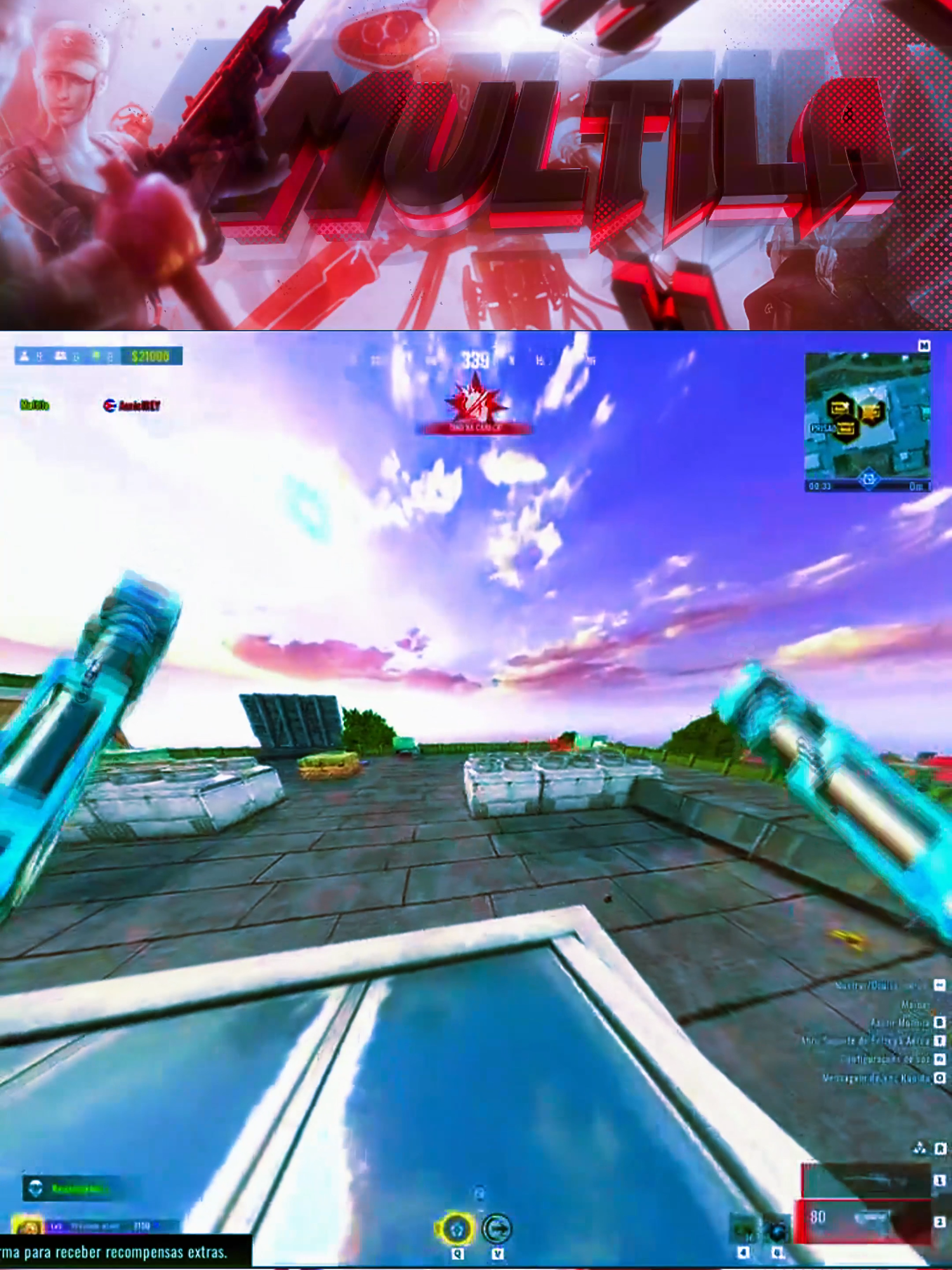 Sniper no ritmo do reggaeton 🎯🔥  #DonOmar #Conteo #BloodStrike #killedit