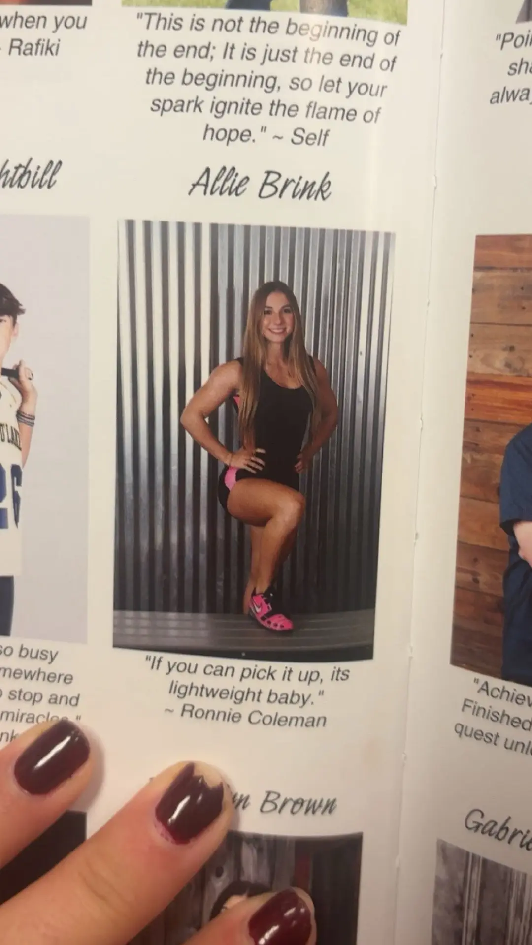 #ronniecoleman #seniorquotes #seniorquote #yearbook #gym #powerlifting #bodybuilding #GymTok #ronnie #fyp #bodybuilder 