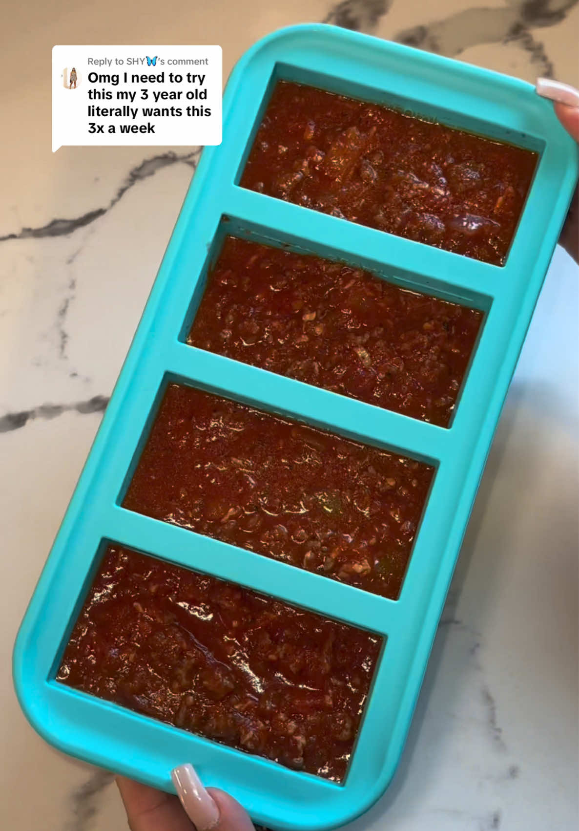 Replying to @SHY🦋 LOVE these silicon freezer molds with lids!! ♥️♥️ #siliconemolds #momhack #spaghetti #tiktokshop #tiktokmademebuyit 