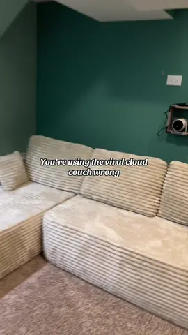 STOP using this boneless couch wrong! #bonelesscouch #sectional #furniture #couch #cozyvibes 