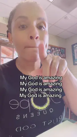 My God is amazing! 