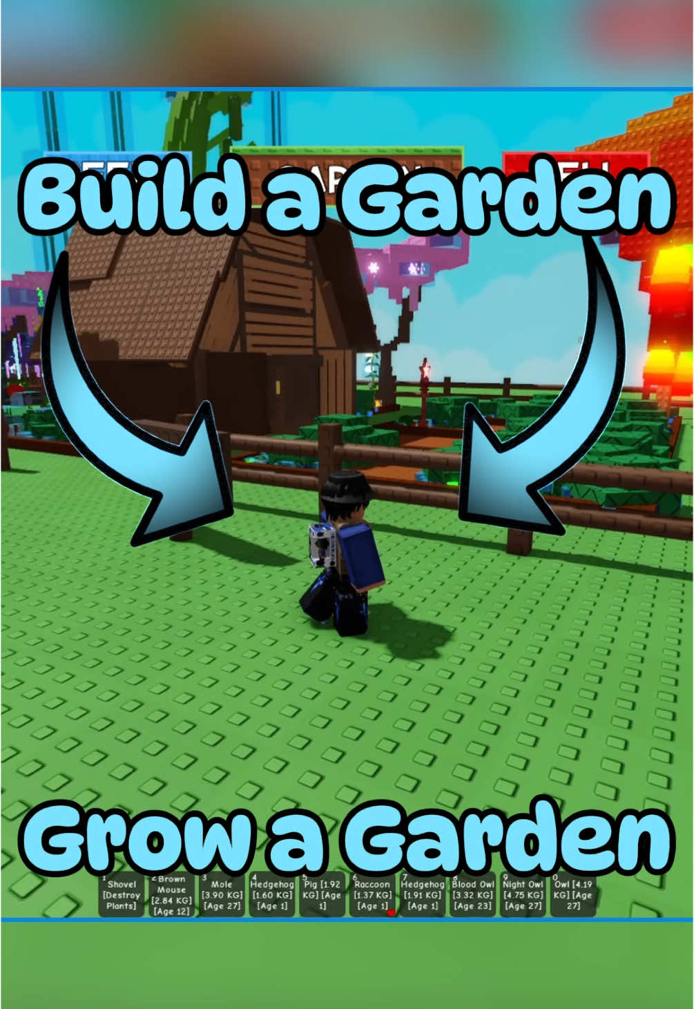 Bro is playing build a garden #growagarden #fyp #roblox #kudextroplays 