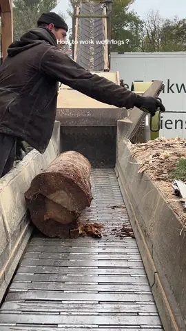 How to work on sawmill woth logs to make wood chips- welcome to sawmill worker life #lernenmittiktok #creatorsearchinsights #lernontiktok 